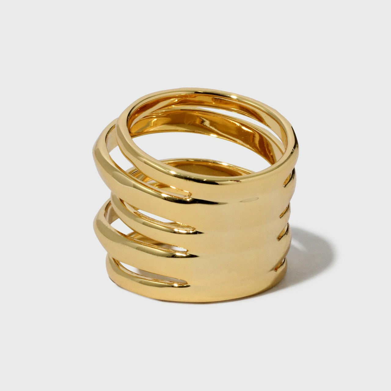Women Kith Alexis Bittar Layered Ring - Gold