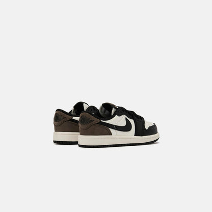 Kids Kith Jordan PS Air Jordan 1 Low OG - White / Black / Palomino