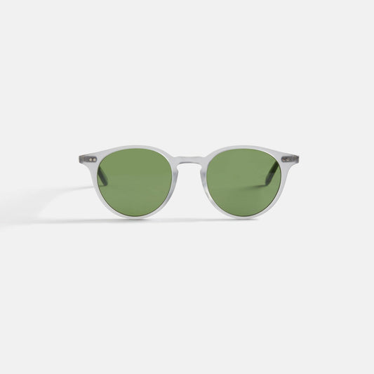 Men Kith Garrett Leight Clune 2047 Sunglass - Celestite / Semi Flat Pure Green