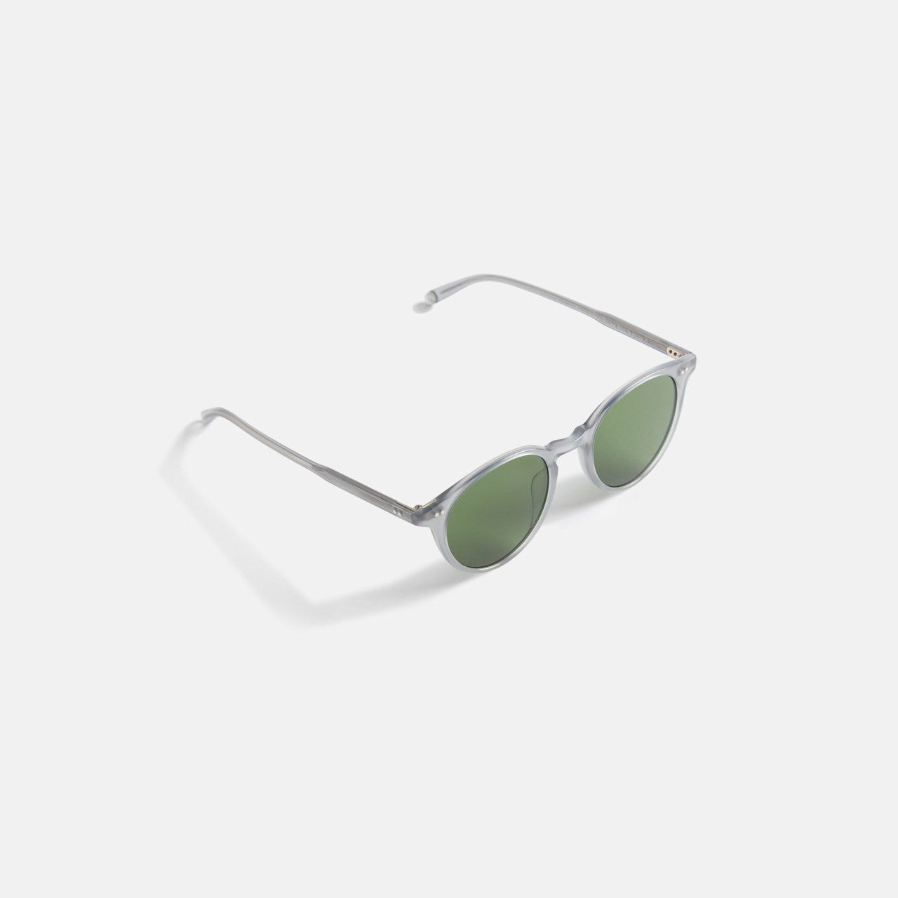 Men Kith Garrett Leight Clune 2047 Sunglass - Celestite / Semi Flat Pure Green