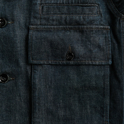 Men Kith Lemaire Boxy Jacket - Denim Indigo