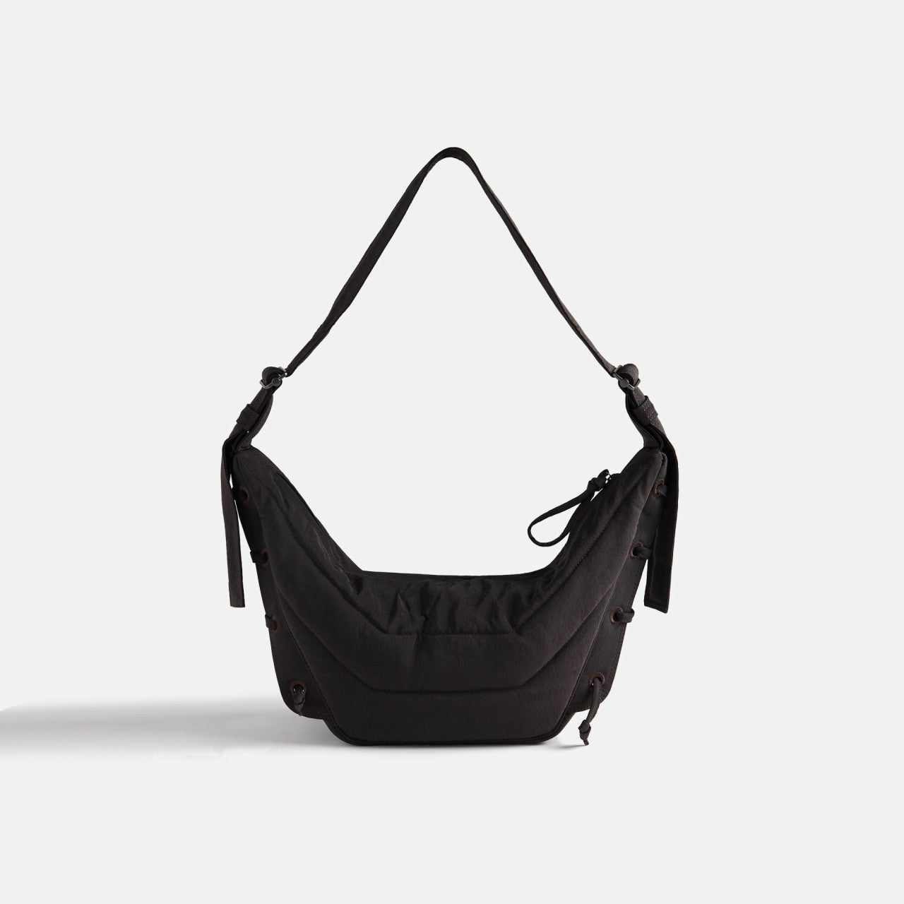 Men Kith Lemaire Small Soft Game Bag - Dark Chocolate