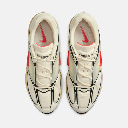 Men|Women Kith Nike Air Pegasus Wave - Coconut Milk / Black-Coconut Milk / Picante Re