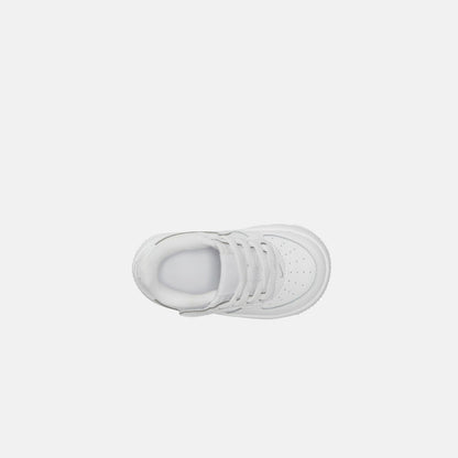 Kids Kith Nike TD Force 1 Low Easyon - White / White / White