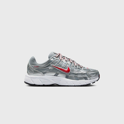 Kids Kith Nike GS P-6000 - Metallic Silver / Gym Red / Flat Silver