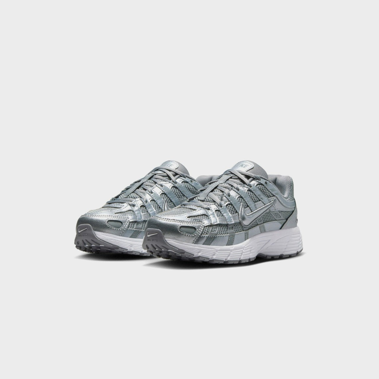 Kids Kith Nike GS P-6000 - Metallic / Cool Grey / White