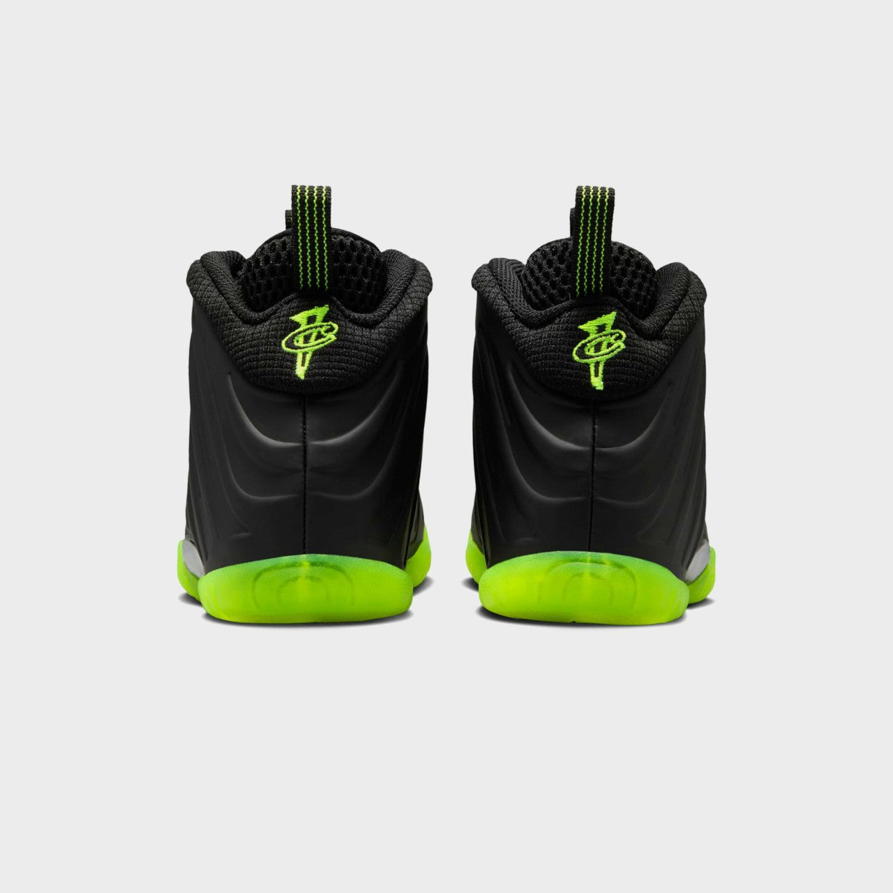 Kids Kith Nike PS Little Posite One - Black / Volt