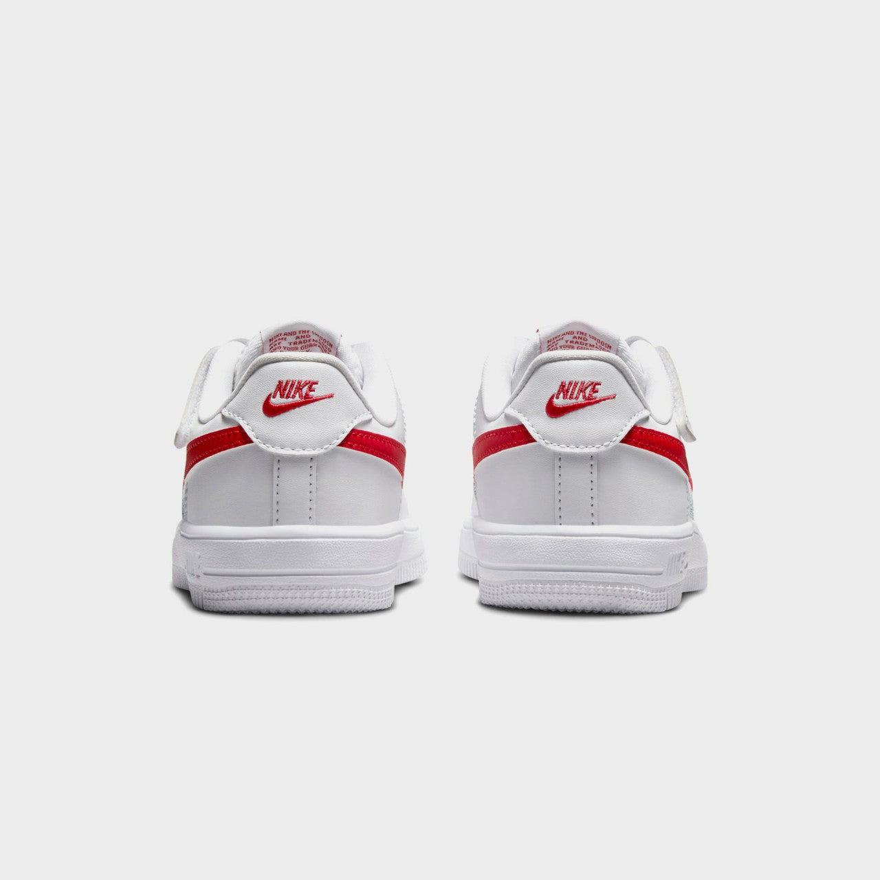 Kids Kith Nike PS Force 1 Low Easyon Stretch Lace Casual - White / University Re