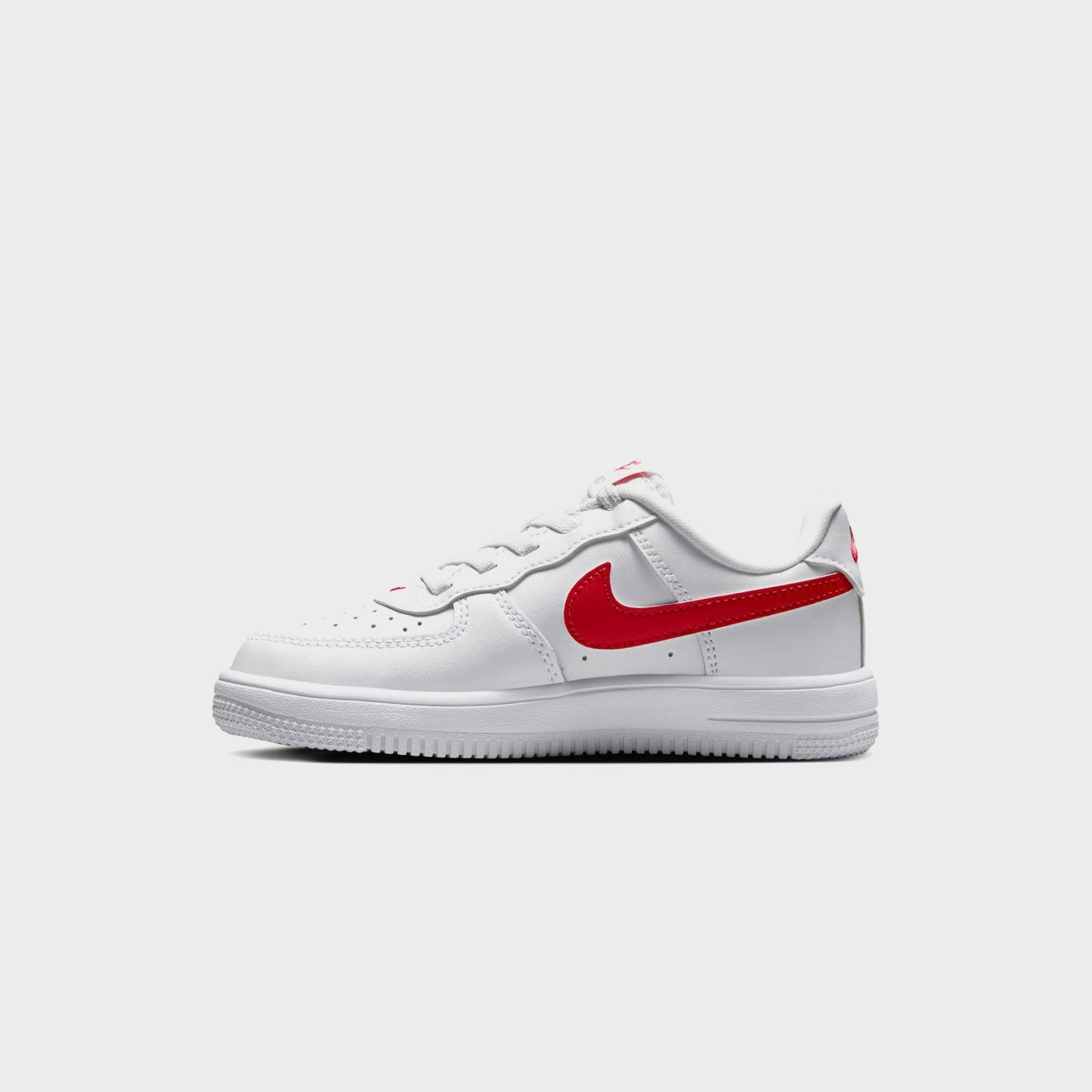 Kids Kith Nike PS Force 1 Low Easyon Stretch Lace Casual - White / University Re