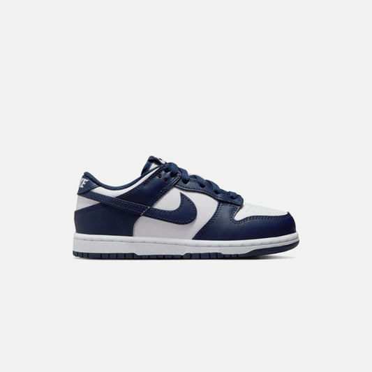 Kids Kith Nike PS Dunk Low - White / Midnight Navy / White