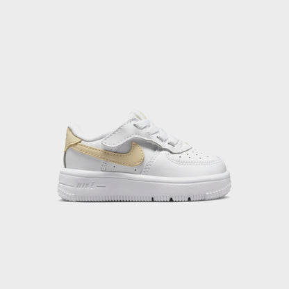 Kids Kith Nike TD Force 1 Low Easyon - White / Light Khaki