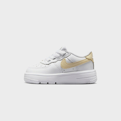 Kids Kith Nike TD Force 1 Low Easyon - White / Light Khaki
