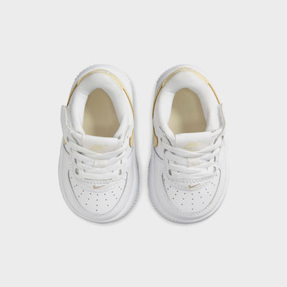 Kids Kith Nike TD Force 1 Low Easyon - White / Light Khaki