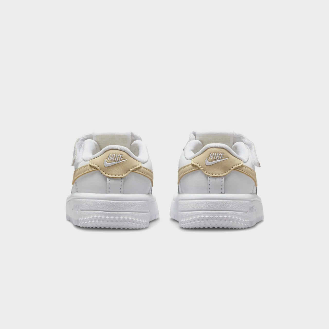 Kids Kith Nike TD Force 1 Low Easyon - White / Light Khaki