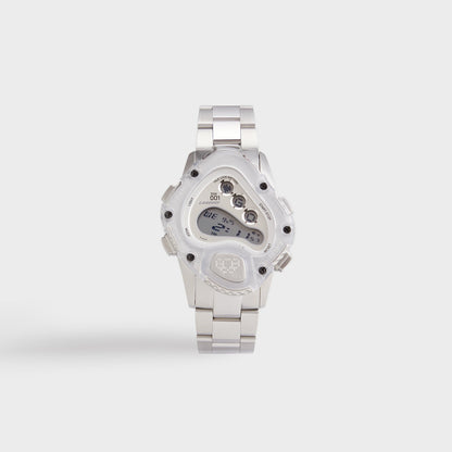 Men Kith LAARVEE Sinngouki Silver Precision Steel - Translucent Bezel / White D
