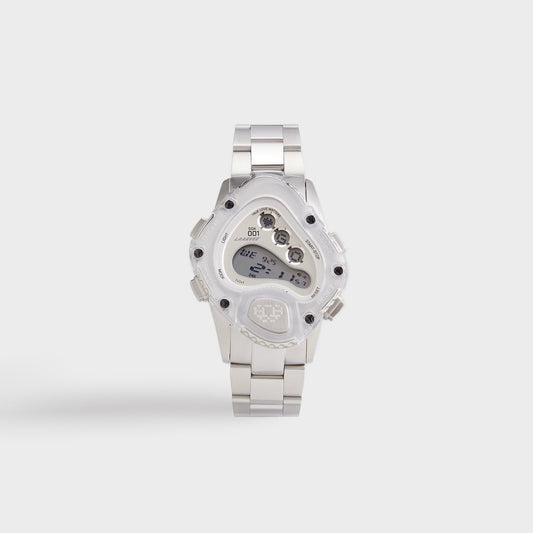Men Kith LAARVEE Sinngouki Silver Precision Steel - Translucent Bezel / White D