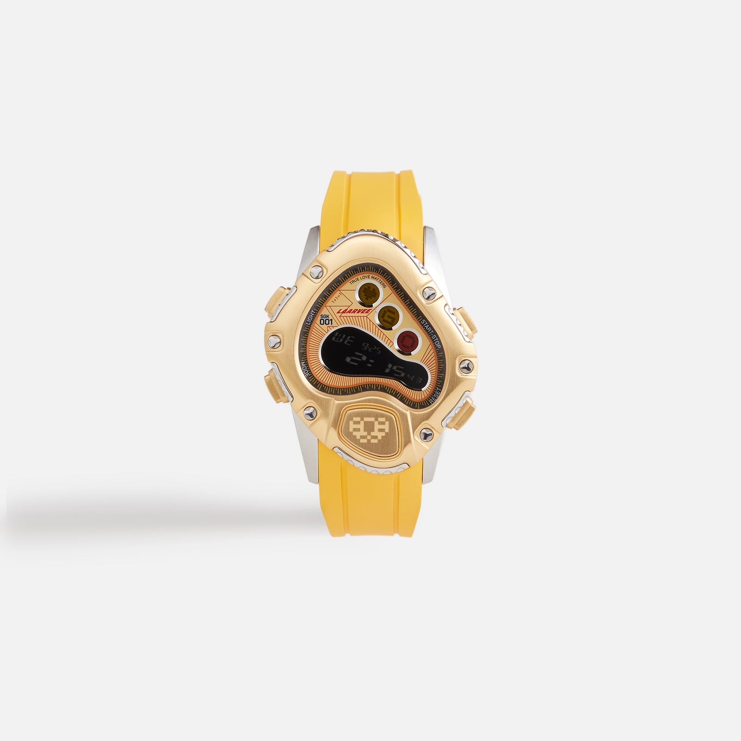 Men Kith LAARVEE Sinngouki Gold Precision Rubber - Brushed Golden Bezel / Golde