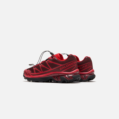 Men Kith Salomon XT-6 - Rum Raisin / High Risk Red / Fired Brick
