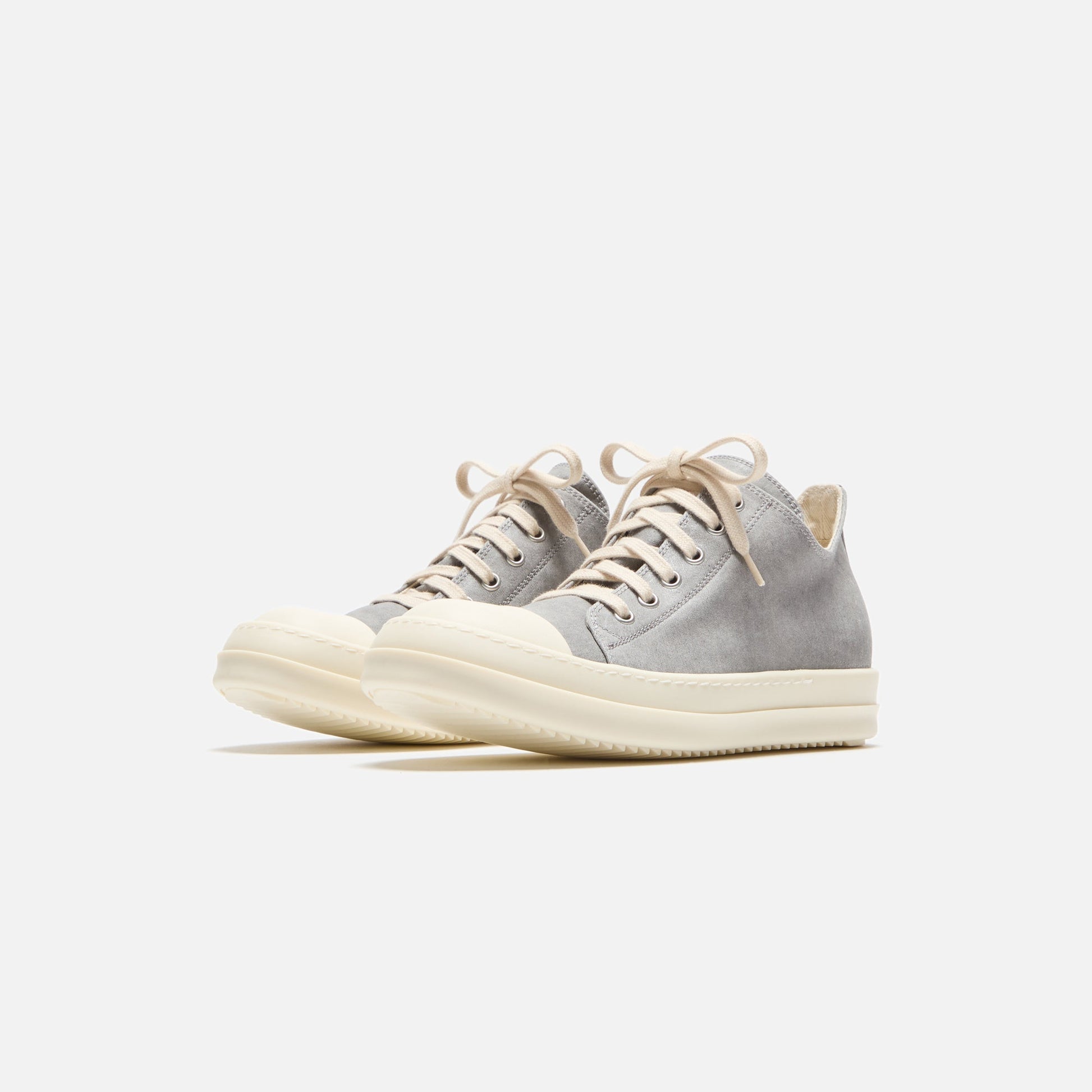 Men|Women Kith Rick Owens WMNS DRKSHDW Low Sneaks - Pearl / Milk