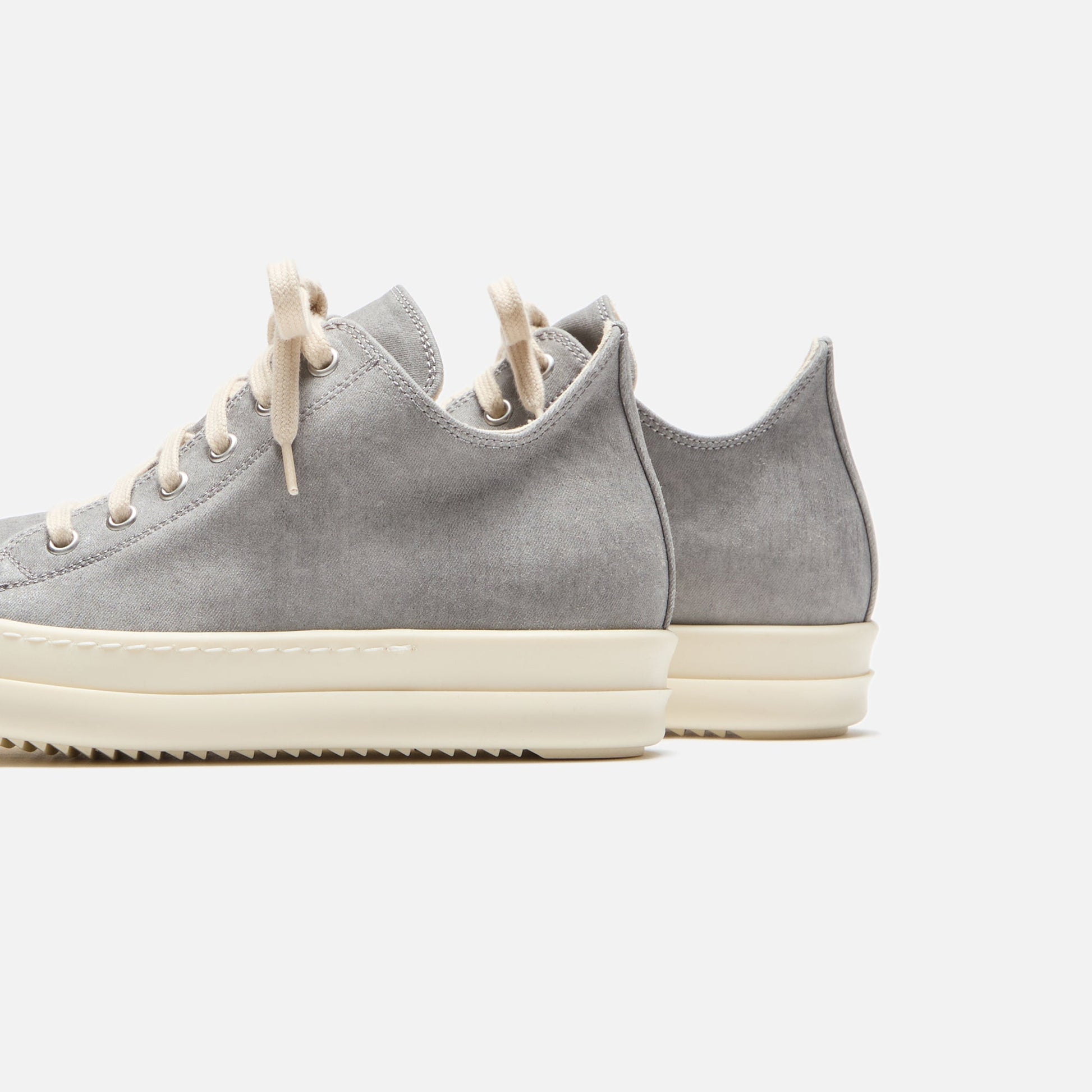 Men|Women Kith Rick Owens WMNS DRKSHDW Low Sneaks - Pearl / Milk