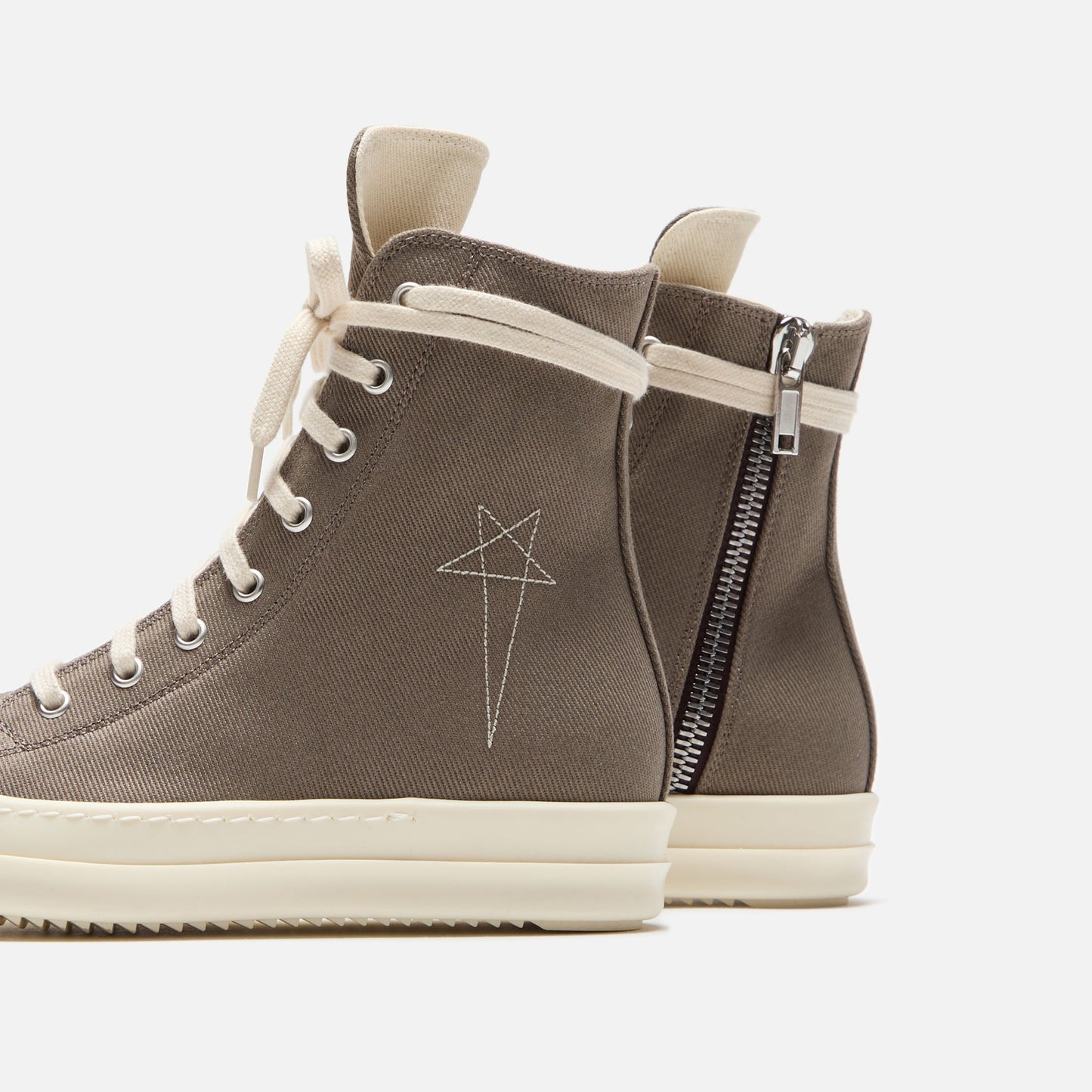 Women Kith Rick Owens WMNS DRKSHDW High Sneaks - Dust / Milk