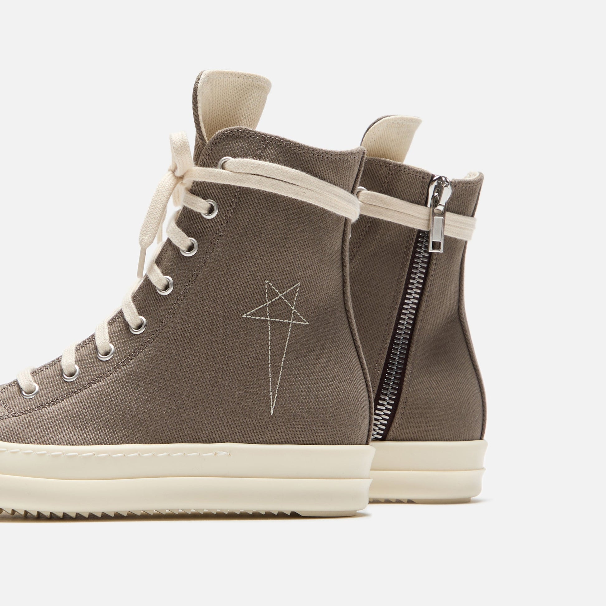 Women Kith Rick Owens WMNS DRKSHDW High Sneaks - Dust / Milk