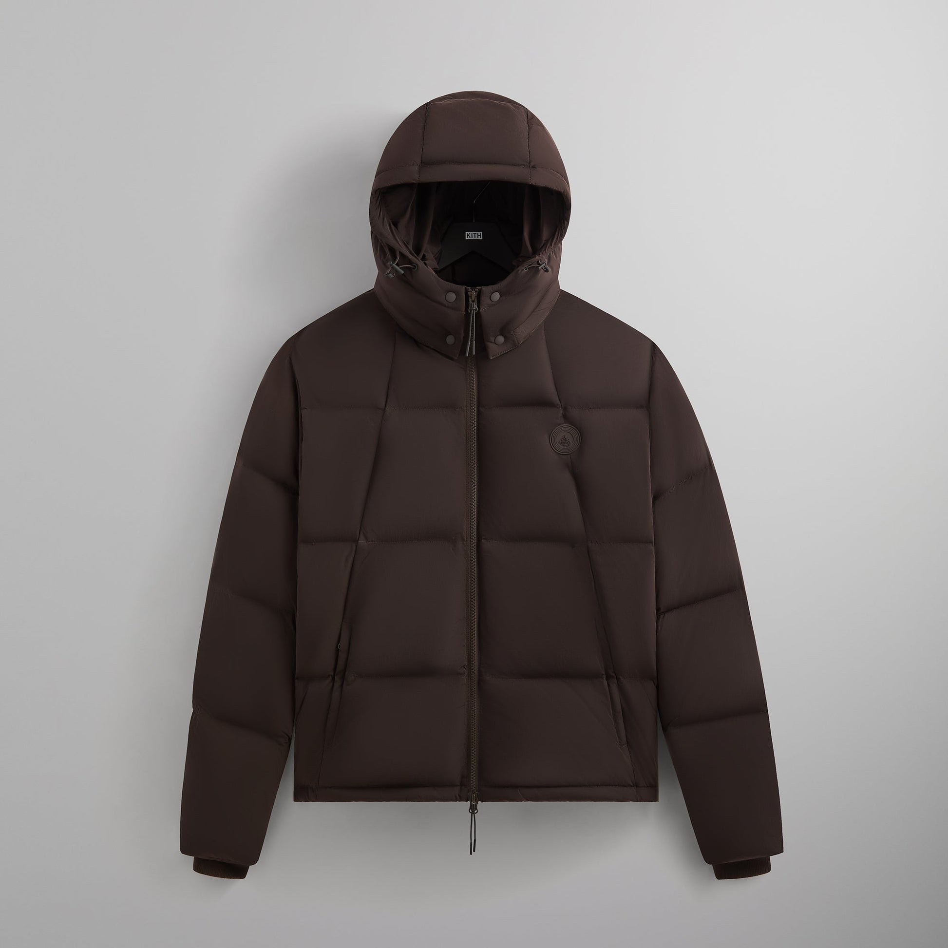 Men Kith Kith Wrinkle Nylon Midi Puffer - Incognito