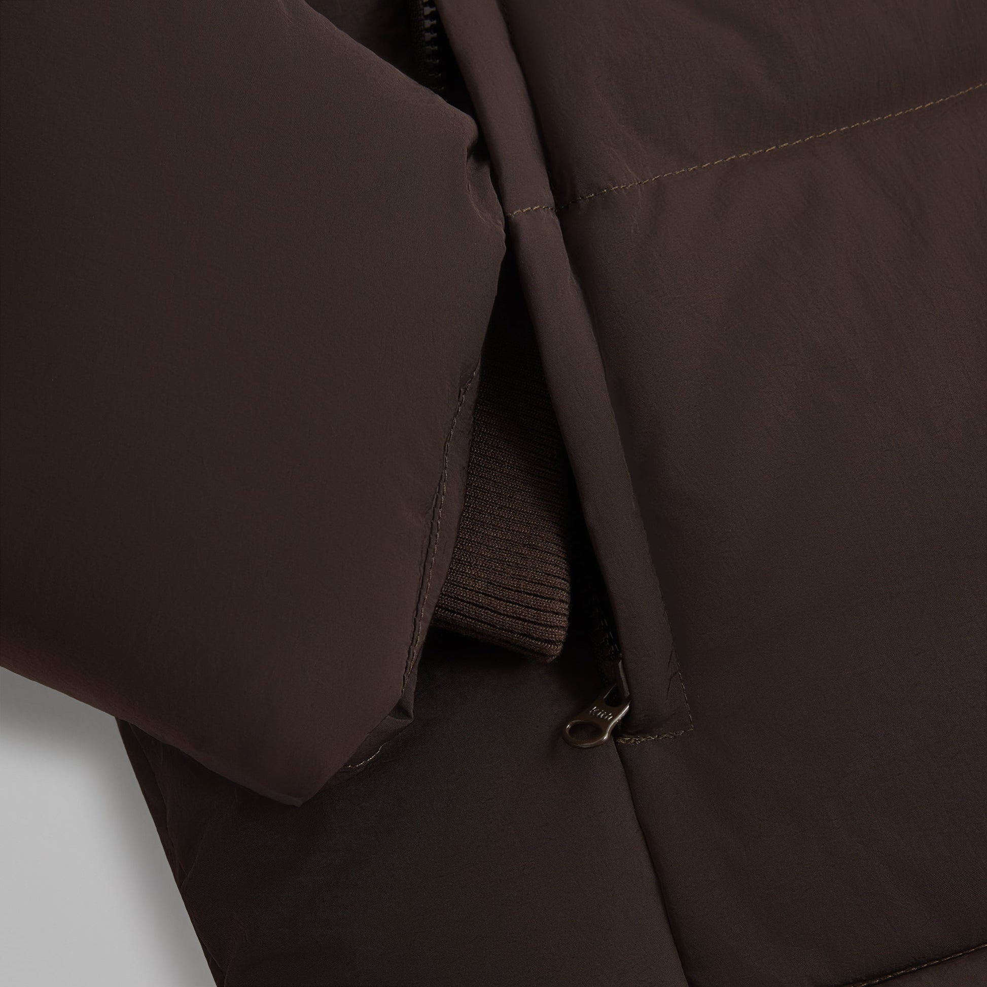 Men Kith Kith Wrinkle Nylon Midi Puffer - Incognito