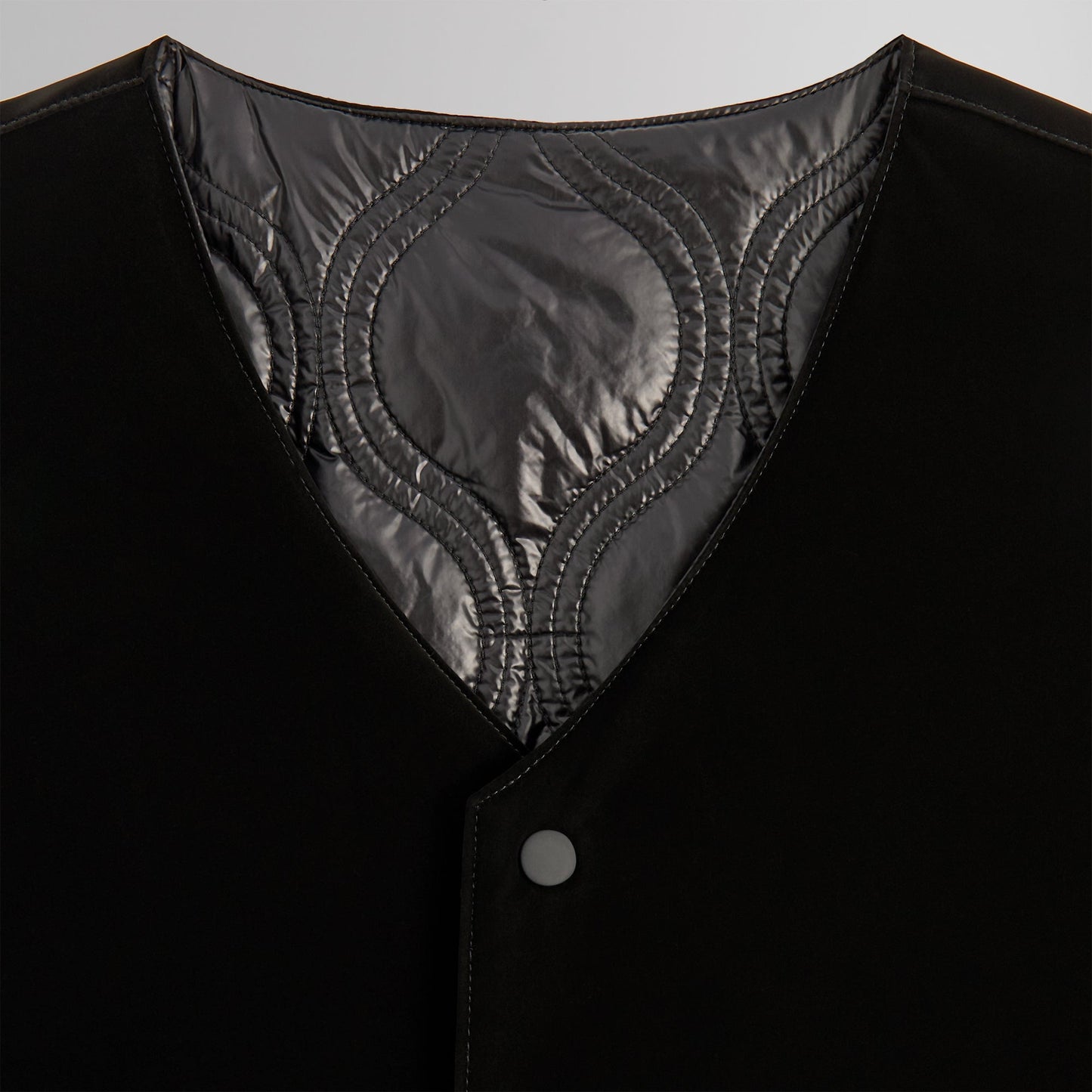 Men Kith Kith Sueded Tech Winfield Quilted Liner - Black