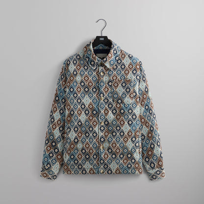Men Kith Kith Kilim Mosaic Brixton Puffed Shirt Jacket - Muslin