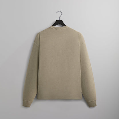 Men Kith Kith Long Sleeve Quinn Tee - Plaster