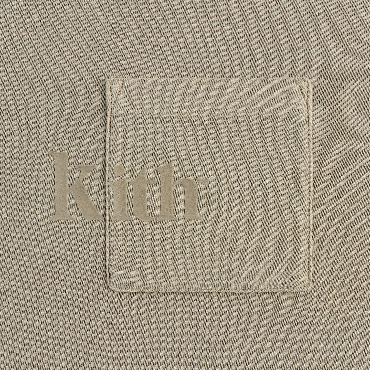 Men Kith Kith Long Sleeve Quinn Tee - Plaster