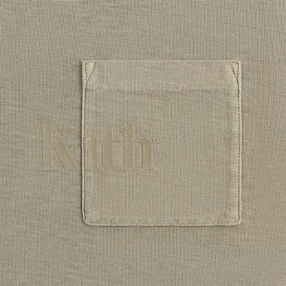 Men Kith Kith Long Sleeve Quinn Tee - Plaster