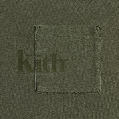 Men Kith Kith Long Sleeve Quinn Tee - Misty Fog