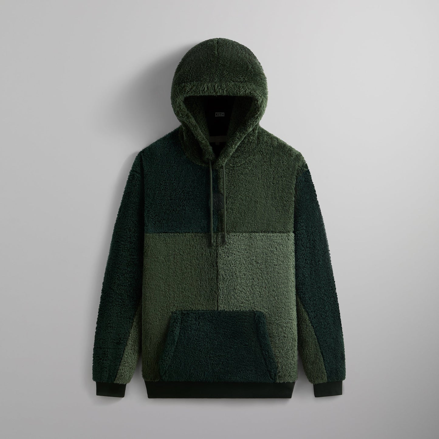 Men Kith Kith Color-Blocked Plush Hoodie - Stadium