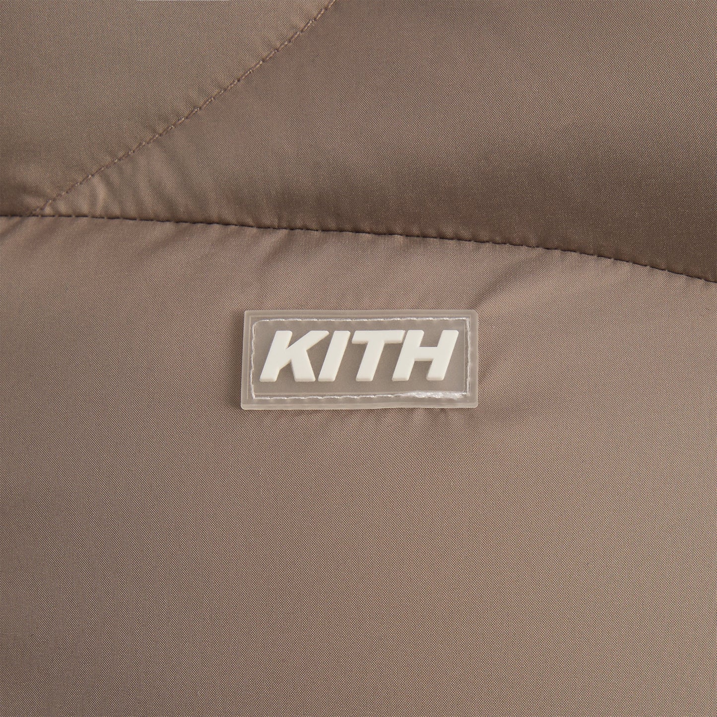 Men Kith Kith Matte Stretch Taffeta Corey Puffer - Quicksand