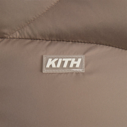 Men Kith Kith Matte Stretch Taffeta Corey Puffer - Quicksand