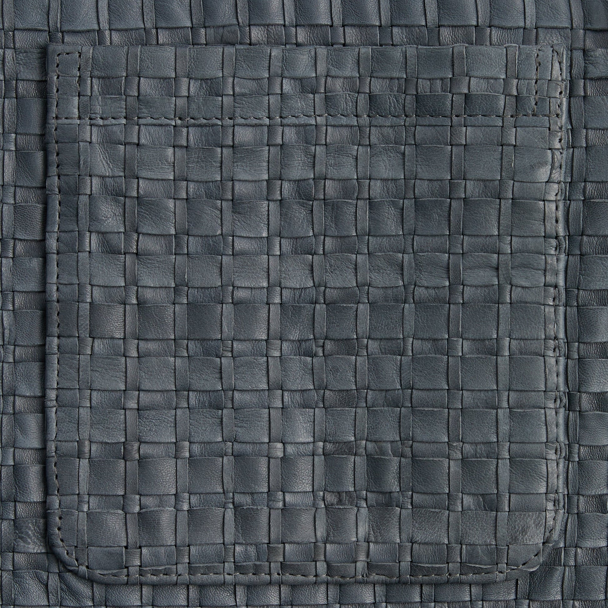 Men Kith &Kin Woven Leather Apollo II Shirt - Machine