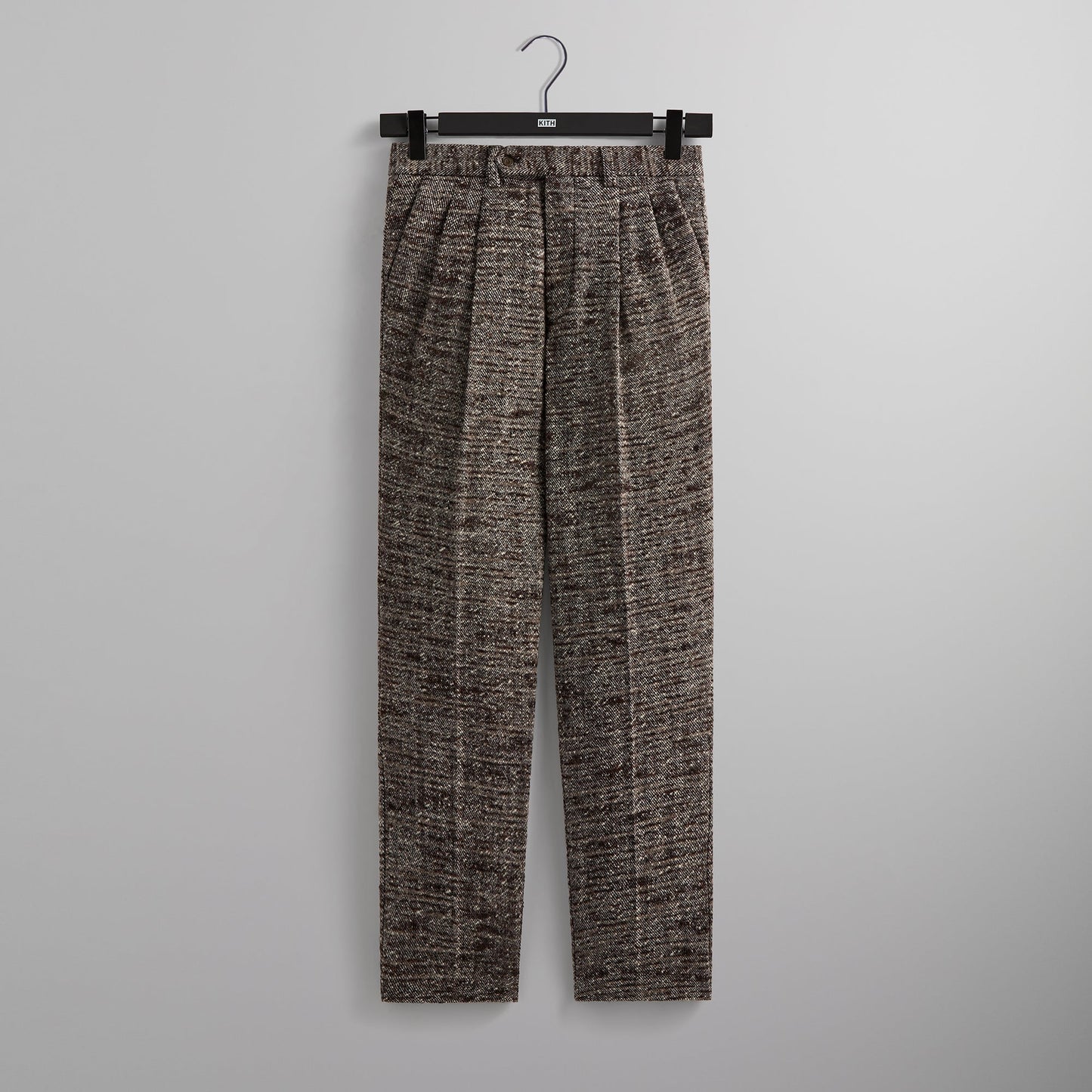 Men Kith &Kin Tweed Kylan Pleated Trouser - Theory