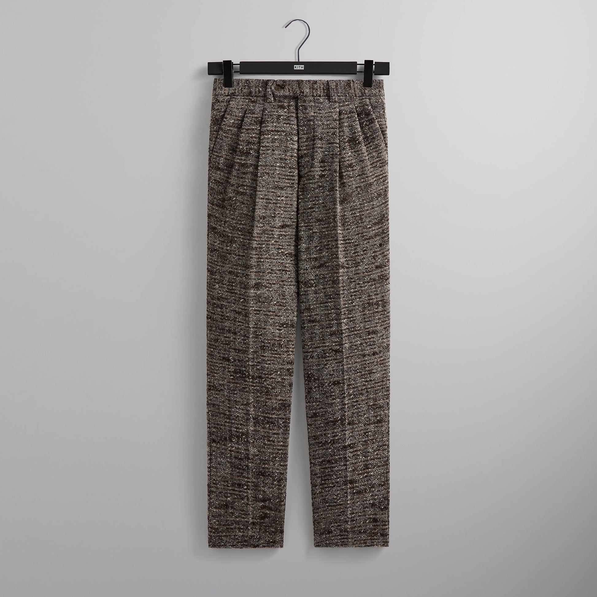 Men Kith &Kin Tweed Kylan Pleated Trouser - Theory