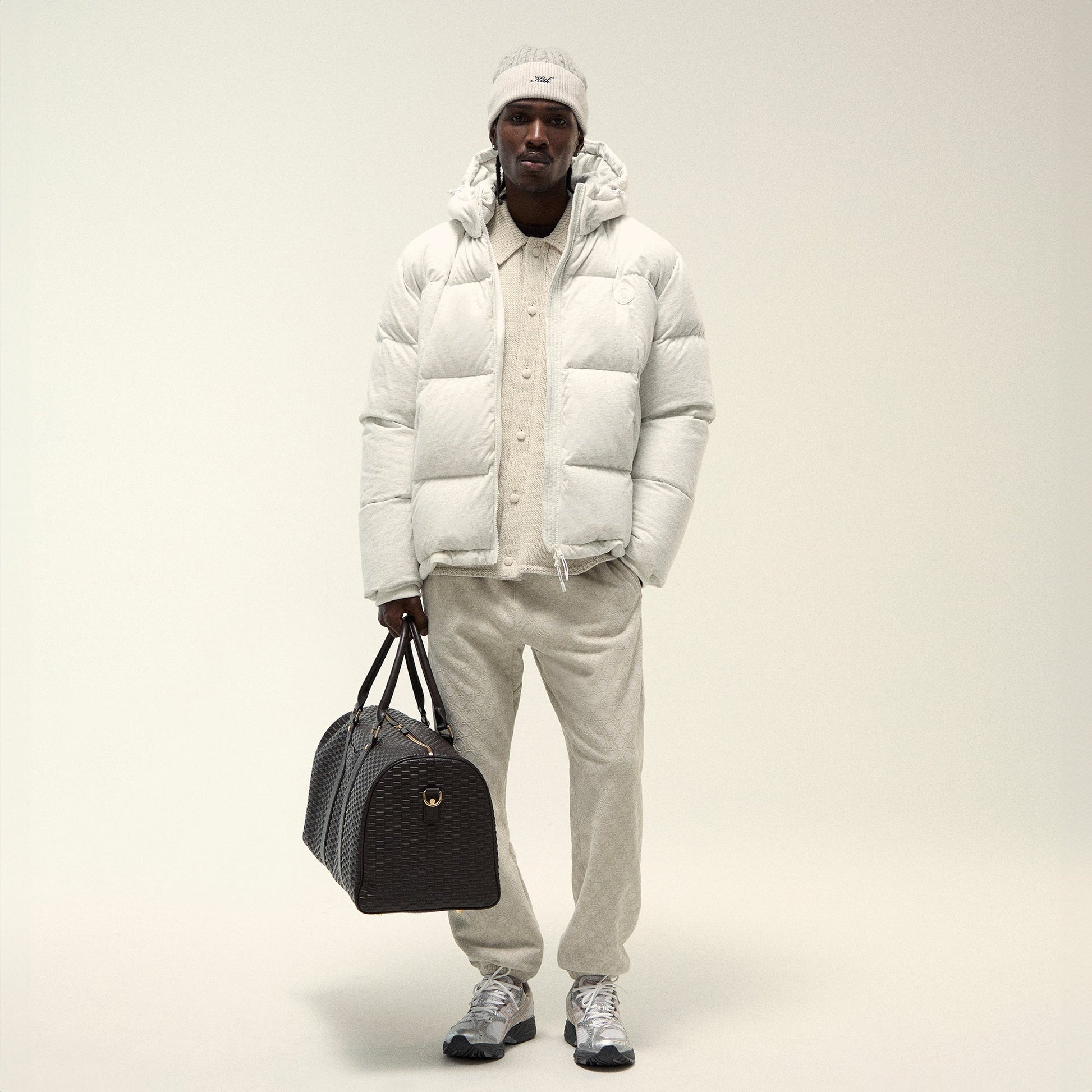 Men Kith Kith Bonded Fleece Nelson Sweatpant - Sandy Heather