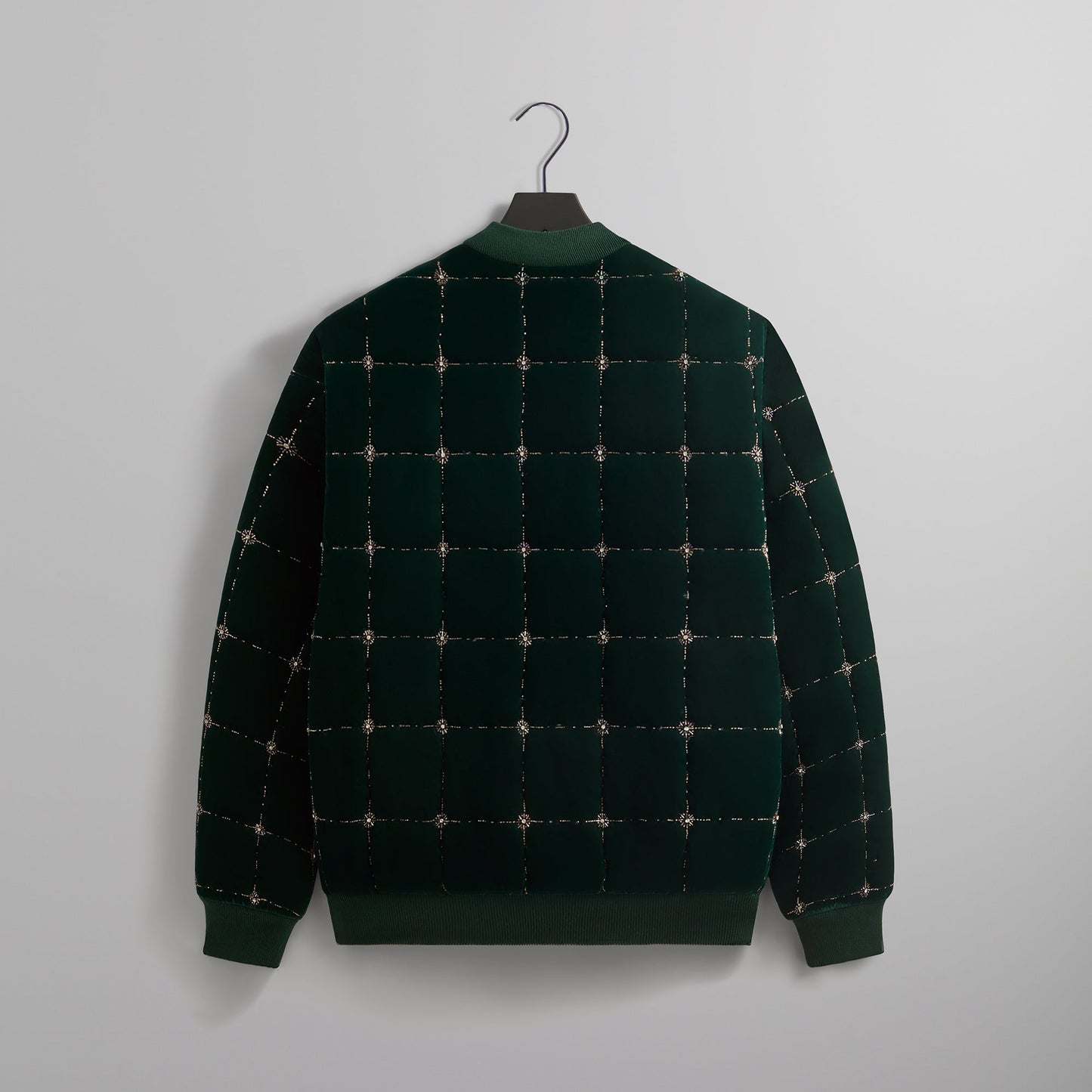 Men Kith Kith Beaded Velvet Clay Bomber Jacket - Stadium