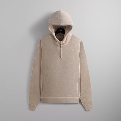Men Kith Kith Bonded Waffle Coleman Quarter Zip Hoodie - Session