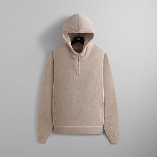 Men Kith Kith Bonded Waffle Coleman Quarter Zip Hoodie - Session