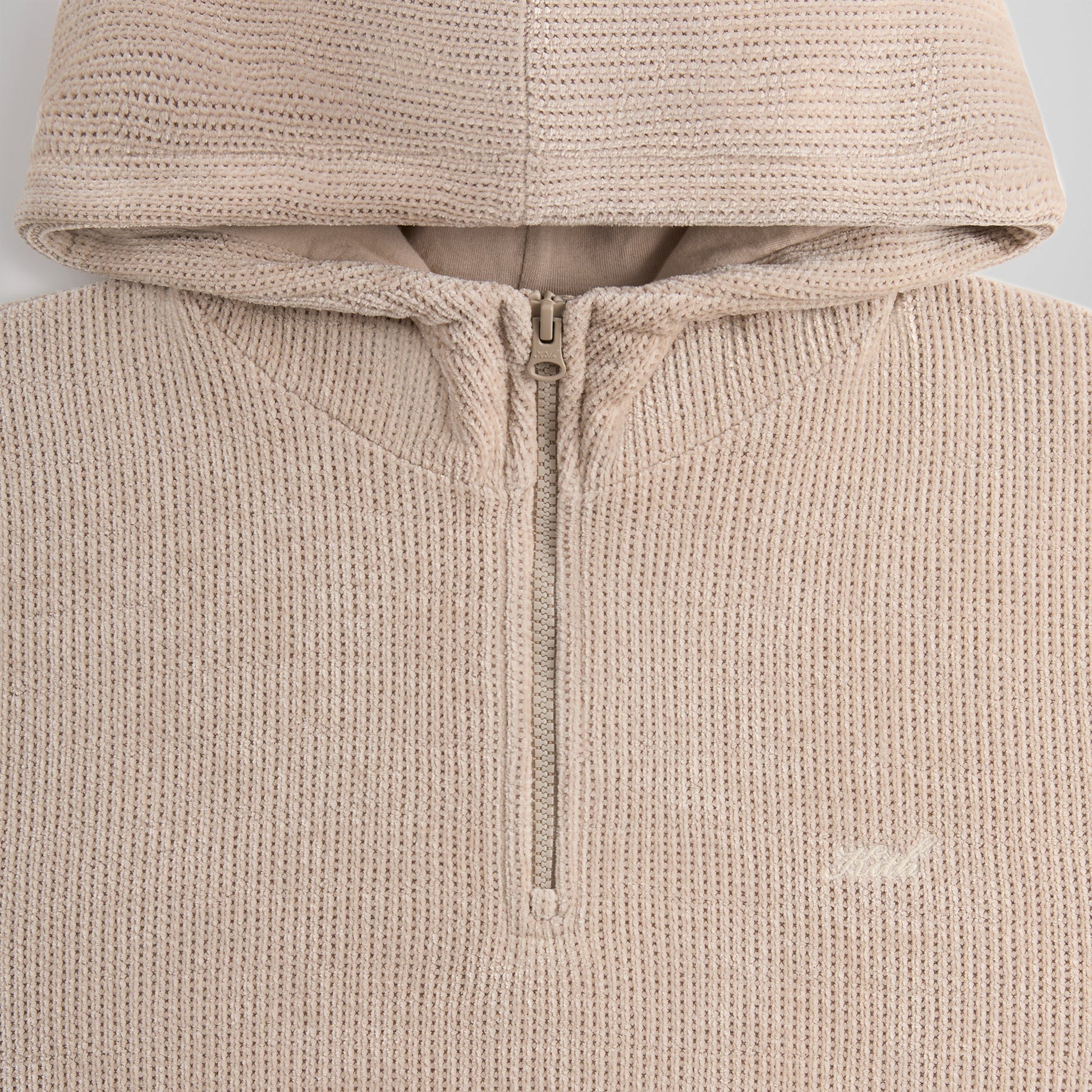 Men Kith Kith Bonded Waffle Coleman Quarter Zip Hoodie - Session