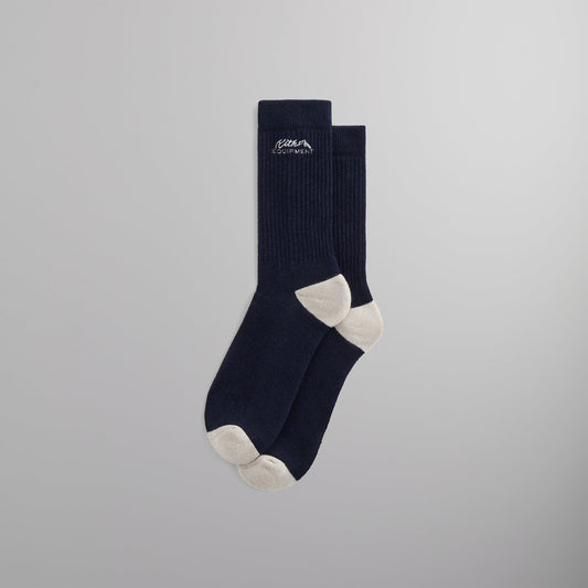 Men Kith Kith Equipment Socks - Nocturnal Heather