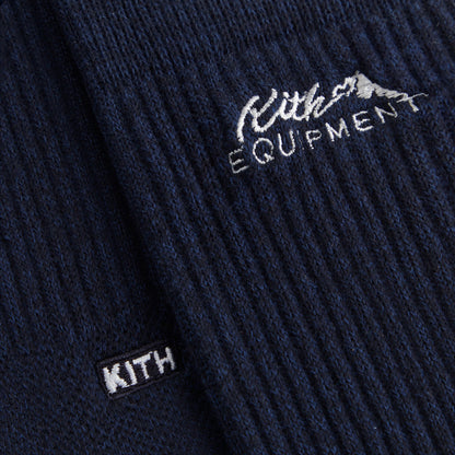 Men Kith Kith Equipment Socks - Nocturnal Heather