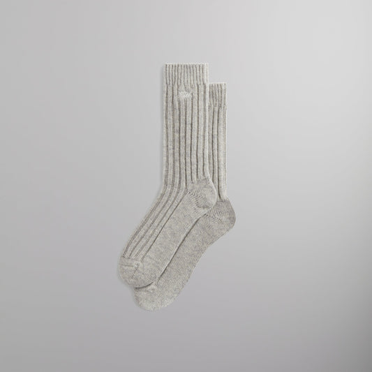 Men Kith Kith Wool Socks - Light Heather Grey