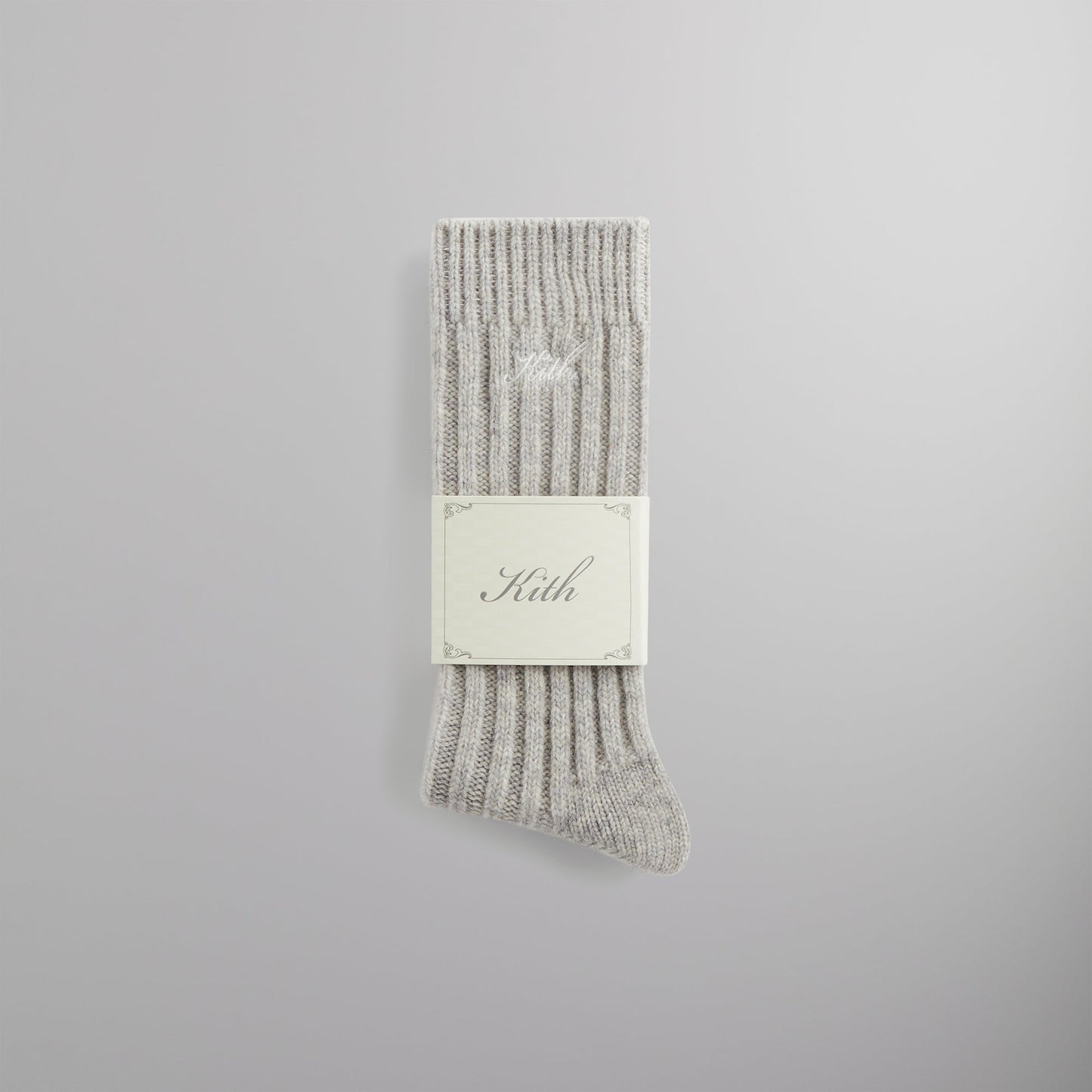 Men Kith Kith Wool Socks - Light Heather Grey