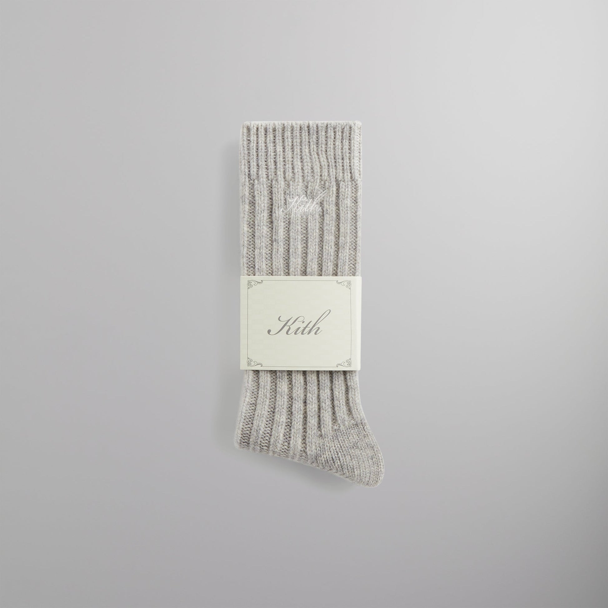 Men Kith Kith Wool Socks - Light Heather Grey